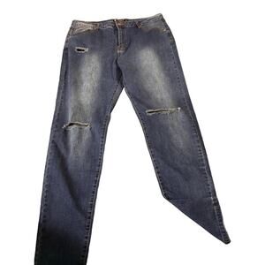 Allegra K Women's Distressed Jeans Size XL, NWT
